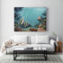 angel fish original painting wall art print